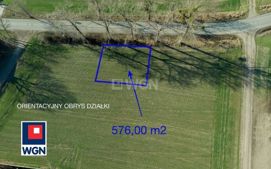 Grunt budowlany jednorodzinny na  sprzedaż Borowo - NA SPRZEDAŻ DZIAŁKA BUDOWLANA 576,00 m2, BOROWO, GM. CZEMPIŃ